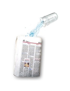 Acqua nel giornale