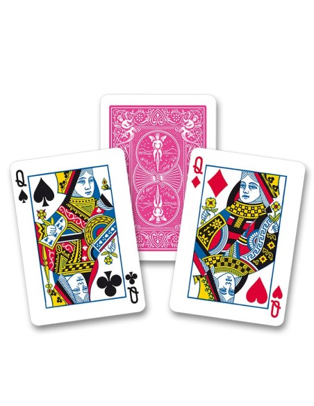 Bicycle - Mazzo regolare formato poker - Fucsia