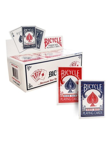 Bicycle rider back formato poker