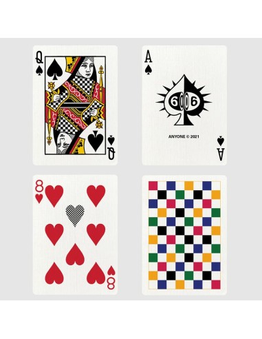 Checkerboard Playing Cards - Multicolor