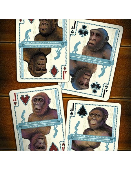 Evolution of Mankind Playing Cards