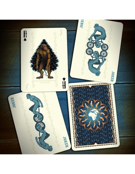 Evolution of Mankind Playing Cards