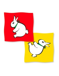 Foulard coniglio-papera - Set