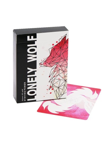 Lonely Wolf Pink Edition Playing Cards