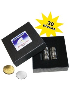 Magnete al Neodimio - Disco mm 22 x 1 (confezione da 30 pezzi)