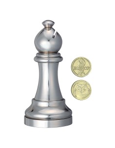 Chess Bishop - Silver