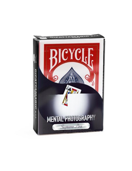 Bicycle - Mazzo Mental Photography Supreme Line - Dorso Rosso