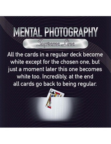 Bicycle - Mazzo Mental Photography Supreme Line - Dorso Rosso