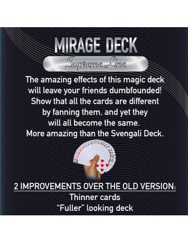 Bicycle - Supreme Line - Mirage deck - Dorso blu