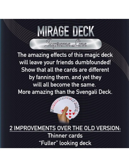 Bicycle - Supreme Line - Mirage deck - Dorso blu