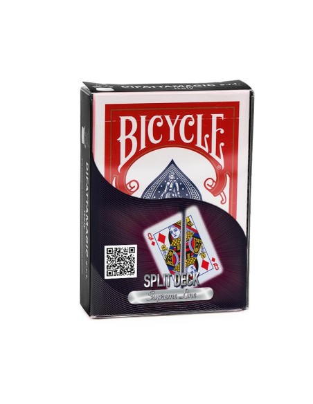 Bicycle - Supreme Line - Split deck - Dorso rosso