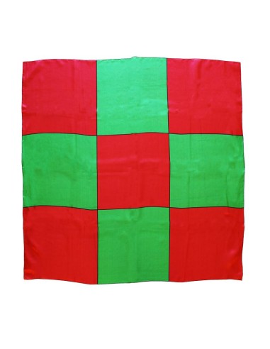 Sitta Chessboard Blendo - Rosso e verde - Cm 90 x 90