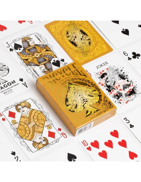 Bicycle - Gold Dragon Playing Cards