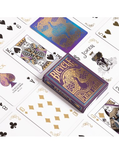 Bicycle - Purple Peacock Playing Cards