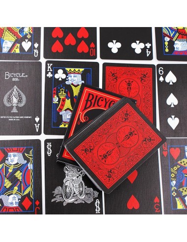 Bicycle Reverse (Red & Black)