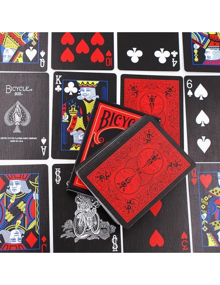 Bicycle Reverse (Red & Black)