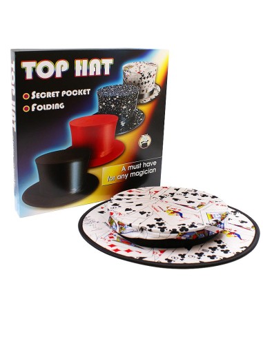 Folding Top Hat with Secret Pocket - Cards