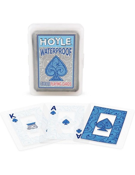 Hoyle Waterproof Clear Playing Cards