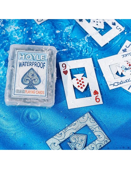 Hoyle Waterproof Clear Playing Cards