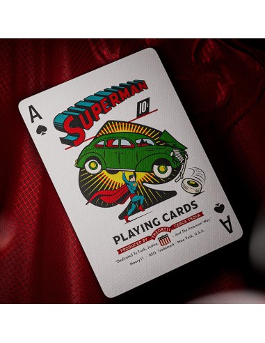 Superman playing cards