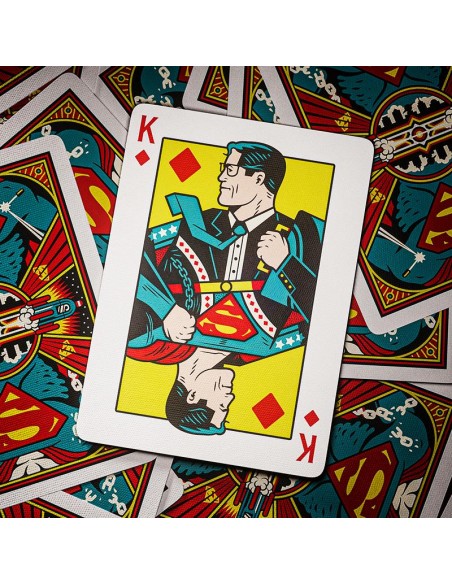 Superman playing cards