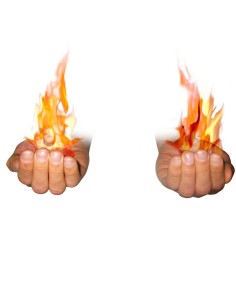 Fiamme dalle Mani