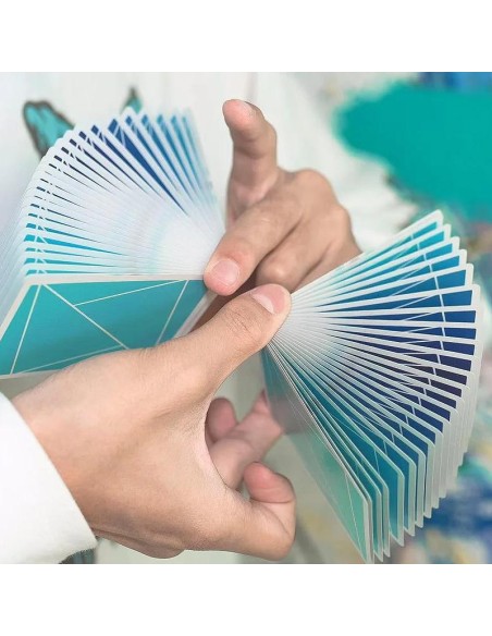 Flexible Blue Gradient Playing Cards by TCC