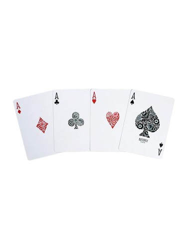 Original 3rd Edition Butterfly Playing Cards  with video tutorials - Red (marked)