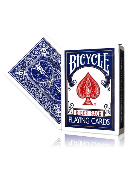 Marked Bicycle Rider Back Playing Cards  2nd ed. - Blue (marked)