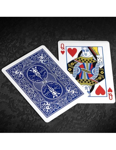 Marked Bicycle Rider Back Playing Cards  2nd ed. - Blue (marked)