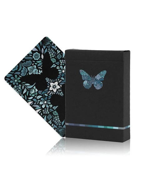 Butterfly Seasons Playing Cards - Winter  (marked)