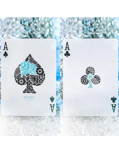 Butterfly Seasons Playing Cards - Winter  (marked)