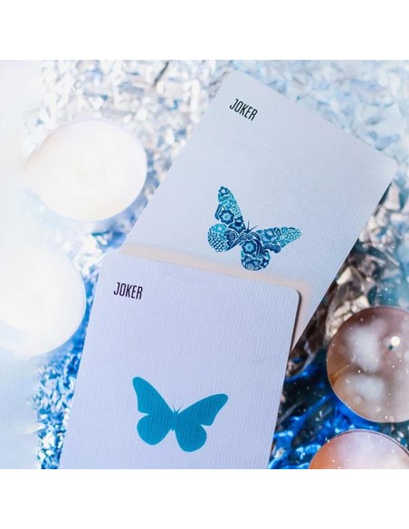Butterfly Seasons Playing Cards - Winter  (marked)