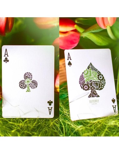 Butterfly Seasons Playing Cards - Spring  (marked)