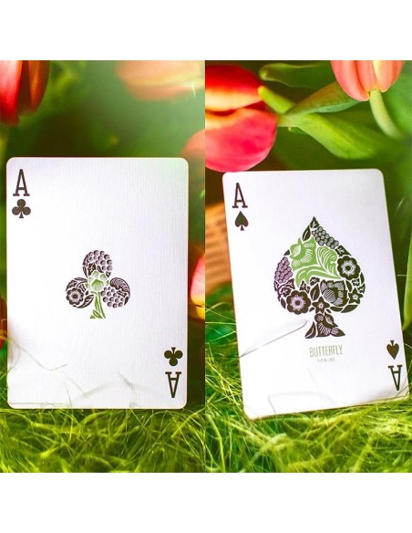 Butterfly Seasons Playing Cards - Spring  (marked)