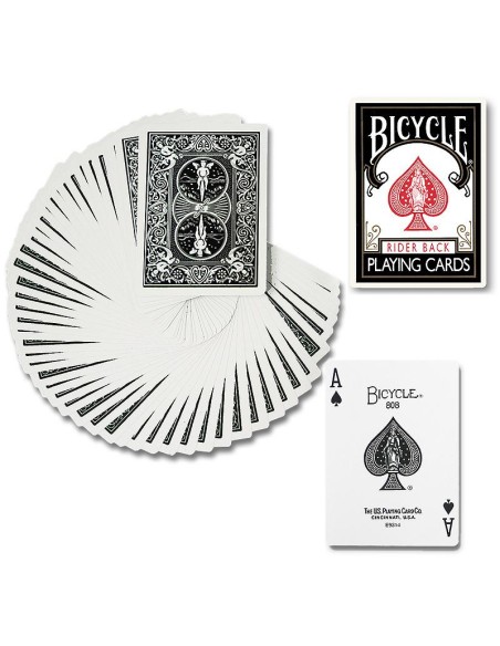 Bicycle - Mazzo regolare formato poker - Nero