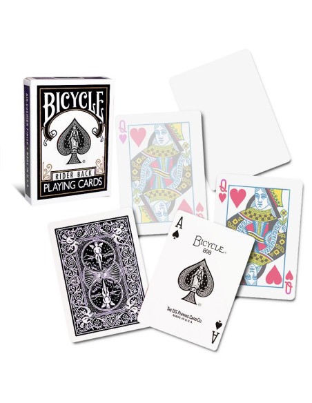 Bicycle - Mazzo regolare formato poker - Nero