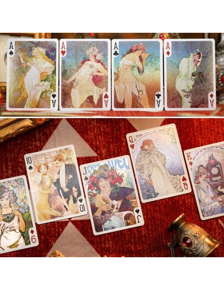 Mucha Playing Cards by 52 MUSÉE - Special Edition