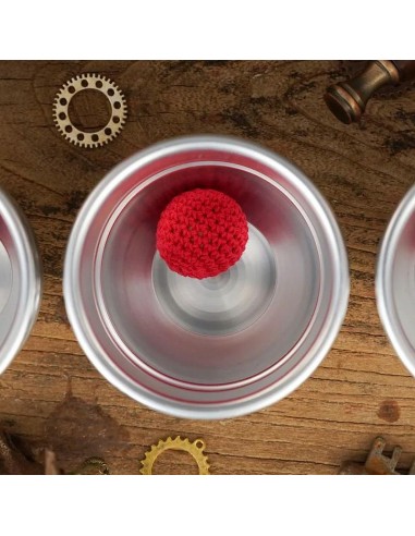 Aluminum Alloy Cups and Balls Set by TCC Magic
