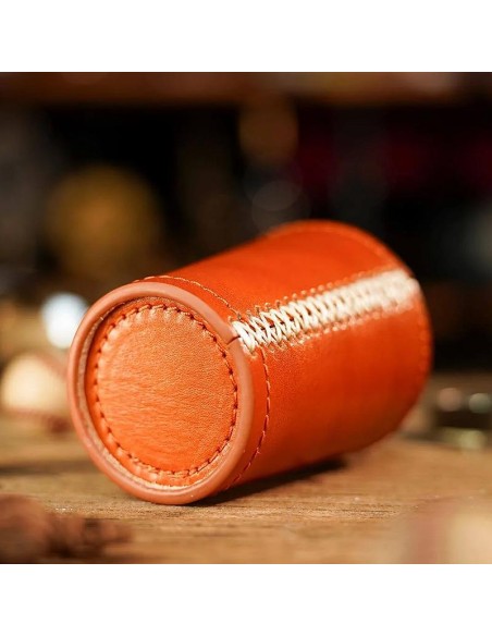 Leather Chop Cup by TCC (Clementine)