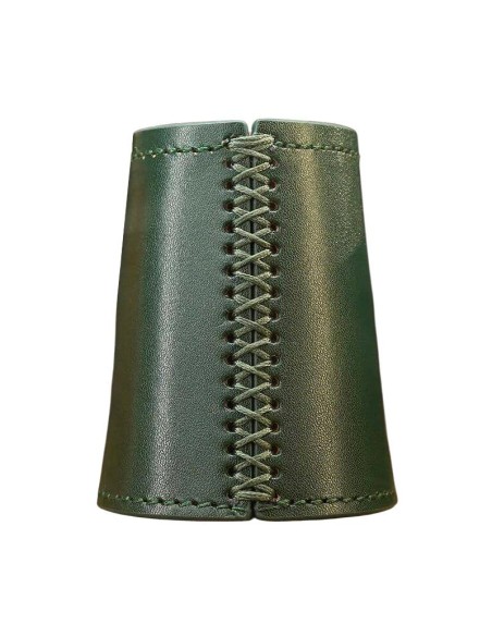 Leather Chop Cup by TCC (Deep Forest Green)