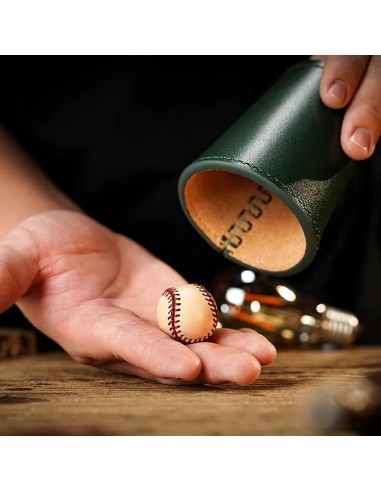 Leather Chop Cup by TCC (Deep Forest Green)