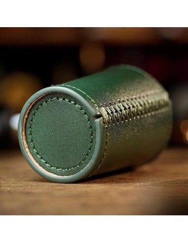 Leather Chop Cup by TCC (Deep Forest Green)
