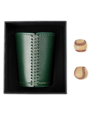 Leather Chop Cup by TCC (Deep Forest Green)