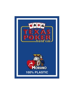 Mazzo Modiano - Texas Poker 2 Jumbo index Blu