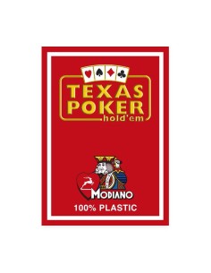 Mazzo Modiano - Texas Poker 2 Jumbo index Rosso
