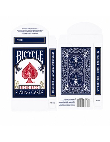 Astuccio Blu Mazzo Bicycle