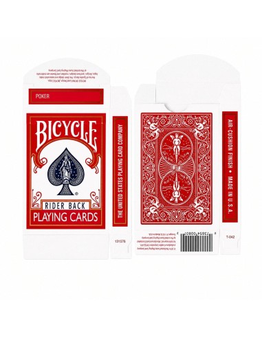 Astuccio Rosso Mazzo Bicycle