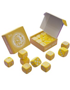 Forcing Dice Set by Iarvel Magic - Forcing plus Normal Dice - Yellow