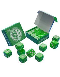 Forcing Dice Set by Iarvel Magic - Forcing plus Normal Dice - Green